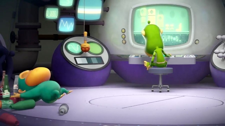 انیمیشن میمون های بیگانه Alien Monkes - قسمت 6